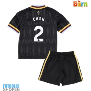 Billiga Aston Villa Matty Cash #2 Bortatröja Barn 2026-27 Kortärmad (+ Korta byxor)